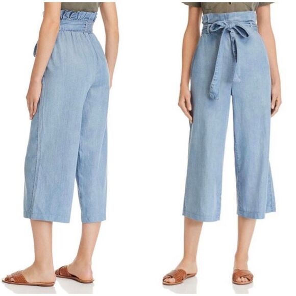 Blank NYC High Rise Wide Leg Cropped Jeans Size 28 - Picture 2 of 6